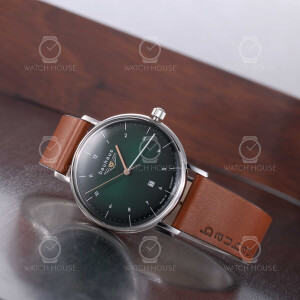 Bauhaus 2140-4 Quarz Kräftiges Lederband Herren...