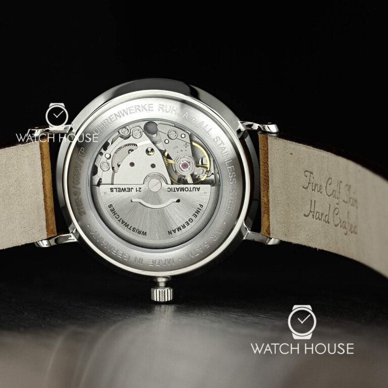 Bauhaus 2162-3 Reduced Design Mens Automatic With Day Date