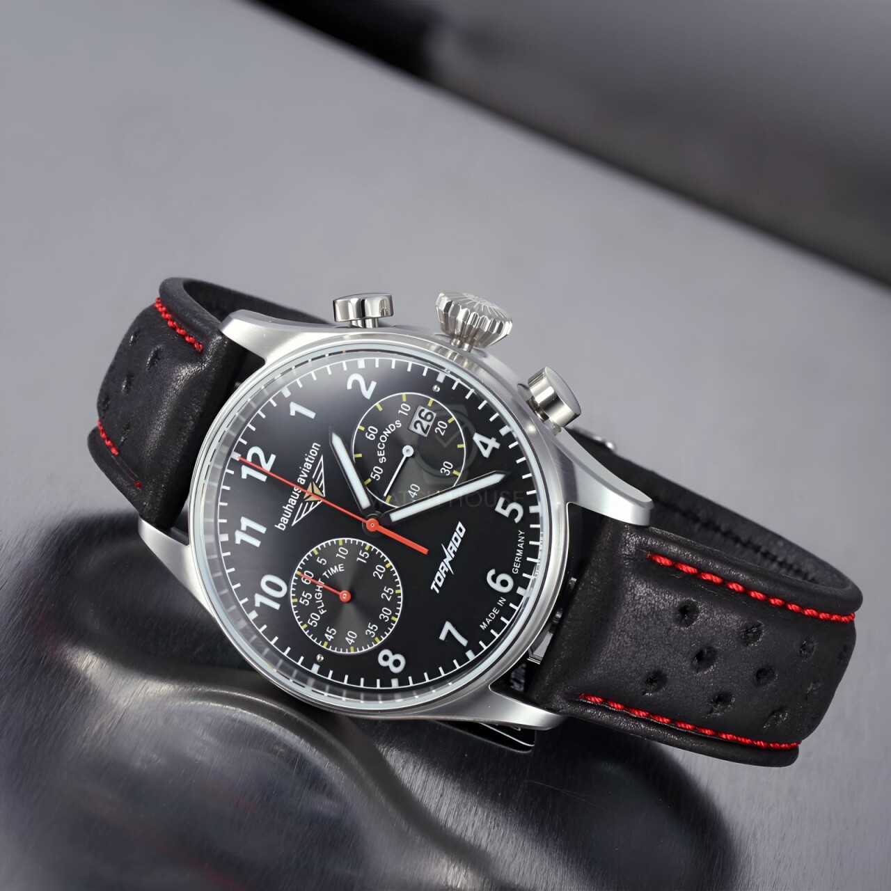 Bauhaus Aviation 2770-2 / Tornado Chronograph 6S21 White