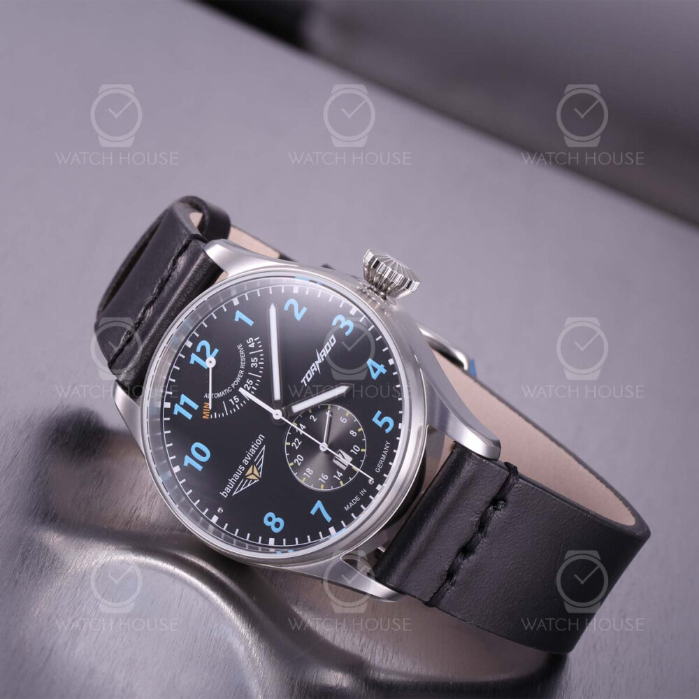 Bauhaus Aviation 2790-3 Tornado Premium Automatic 9132 Blue