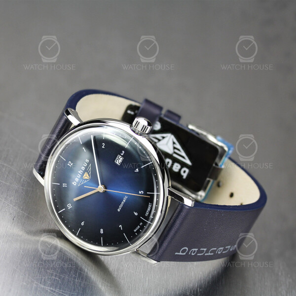 Bauhaus Selitta Automatikuhr 2152-3 Blau
