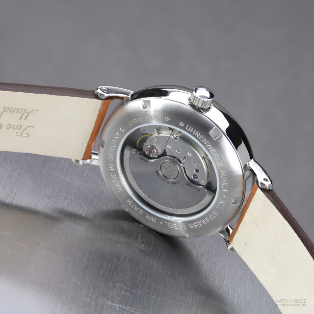 Bauhaus Mens Automatic Watch 2160-1 Silver - Power Reserve Display