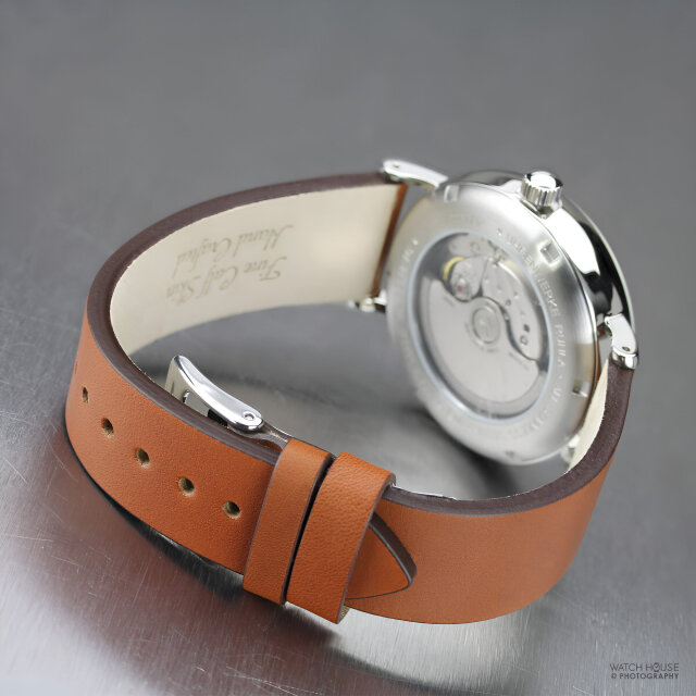 Bauhaus Mens Automatic Watch 2160-1 Silver - Power Reserve Display