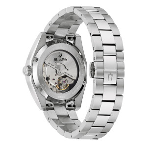 Bulova 96B429 Mens Surveyor Automatic Watch Steel Green