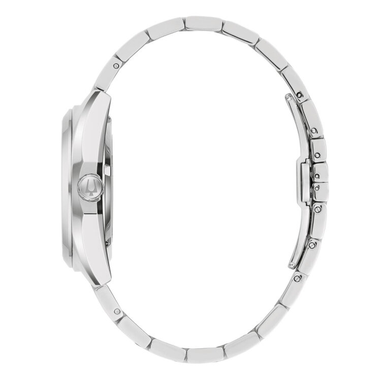 Bulova 96B429 Mens Surveyor Automatic Watch Steel Green