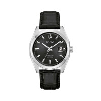 Bulova 96B435 Mens Surveyor Automatic Watch Steel-Black