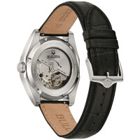 Bulova 96B435 Mens Surveyor Automatic Watch Steel-Black
