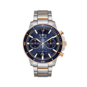 Bulova 98B301 Bicolor Herren Marine Star Chronograph
