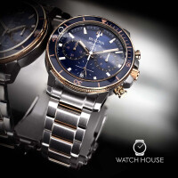 Bulova 98B301 Bicolor Herren Marine Star Chronograph