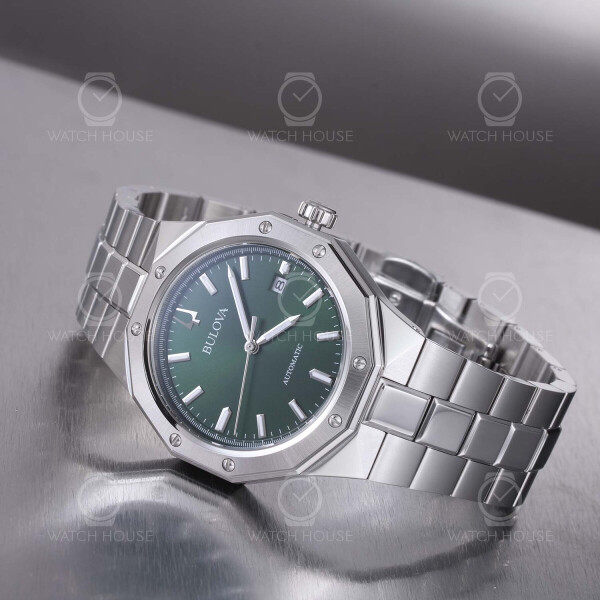Bulova Classic Oktagon Automatikuhr 96B464 Grün