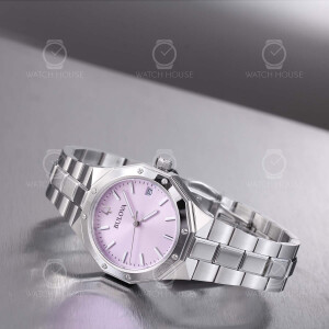 Bulova Classic Oktagon Damenuhr 96M170 Lavendel