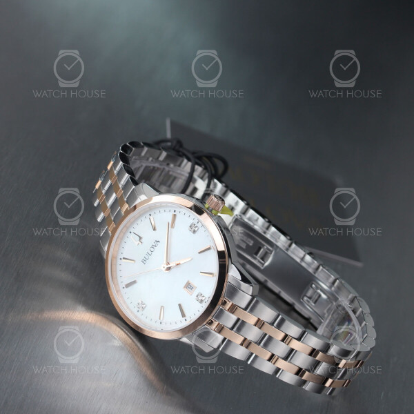 Bulova Classic Sutton Collektion Ladies 98P213 Two-Tone MOP