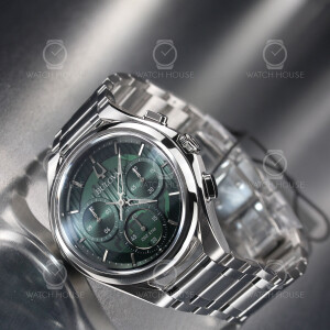 Bulova Curv 96A297 Emerald Green 262kHz Chronograph
