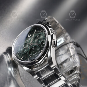 Bulova Curv 96A297 Emerald Green 262kHz Chronograph
