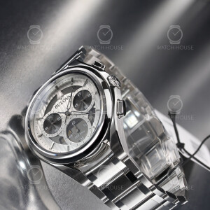 Bulova Curv 96A301 Silver 262kHz Chronograph