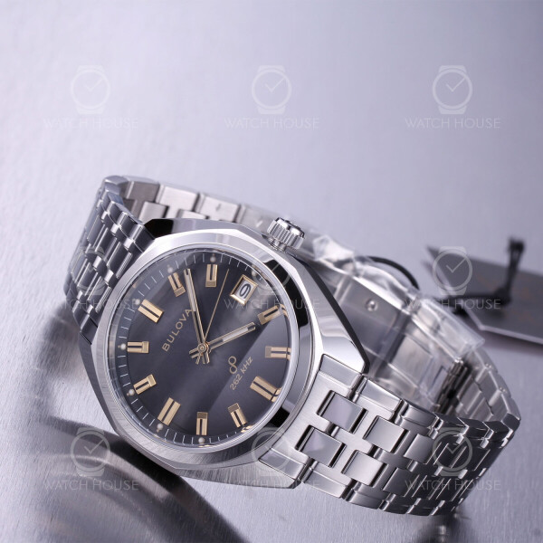 Bulova Jet Air 262KHz Herren Klassiker 96B415 Schwarz