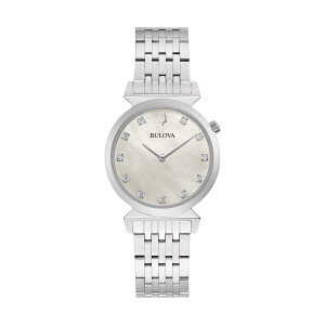 Bulova Regatta 96P216 Steel and 11 Diamond Ladies Watch