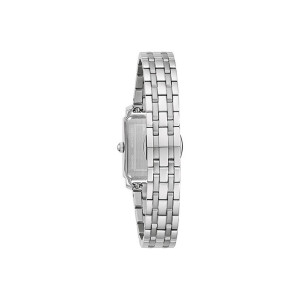 Bulova Sutton Square Womens Watch 96P245 with 3 Diamonds.
