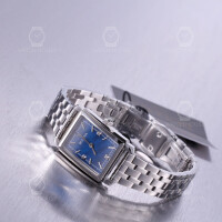 Bulova Sutton Square Womens Watch 96P245 with 3 Diamonds.