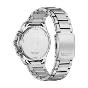 Citizen AT2568-82E Eco-Drive mens chronograph in steel black