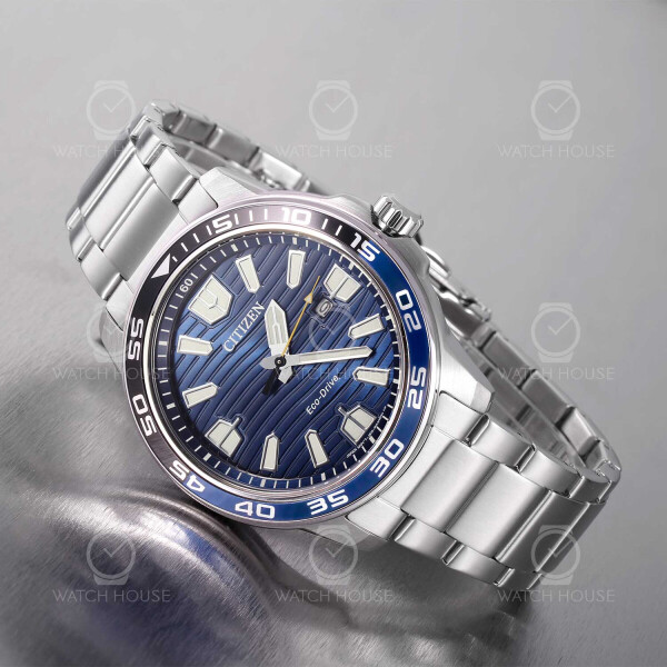 Citizen AW1525-81L - Smaragdblaue Eco-Drive Herrenarmbanduhr