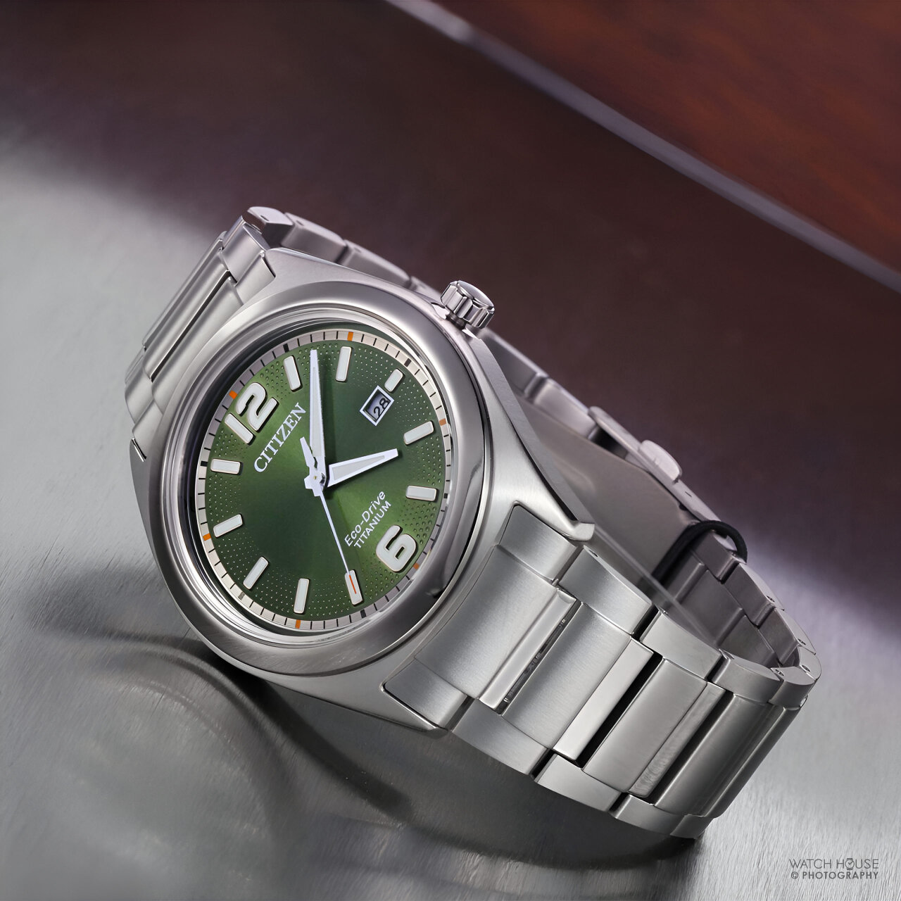 Citizen AW1641-81X Green Super Titanium Eco Drive