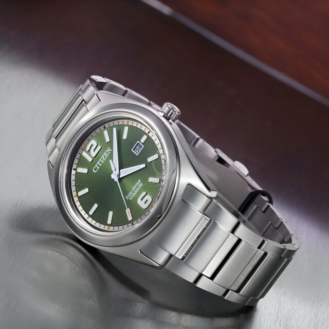 Citizen AW1641-81X Green Super Titanium Eco Drive