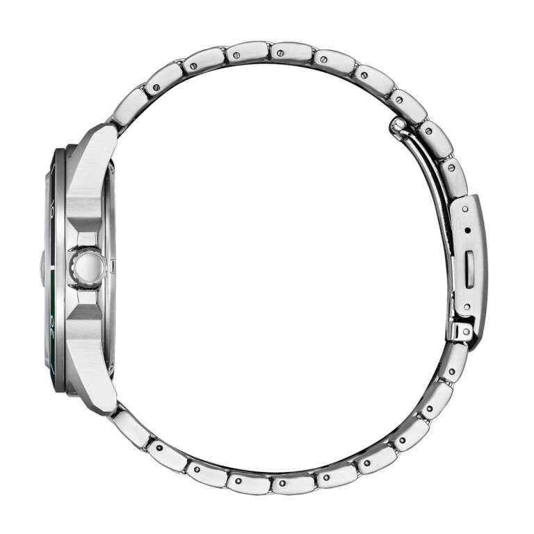 Citizen AW1811-82X Sports-Serie Eco-Drive Herrenuhr in Stahl-Grünverlauf