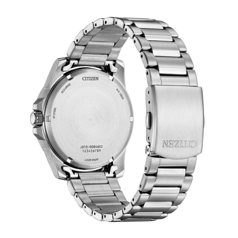 Citizen AW1811-82X Sports-Serie Eco-Drive Herrenuhr in Stahl-Grünverlauf