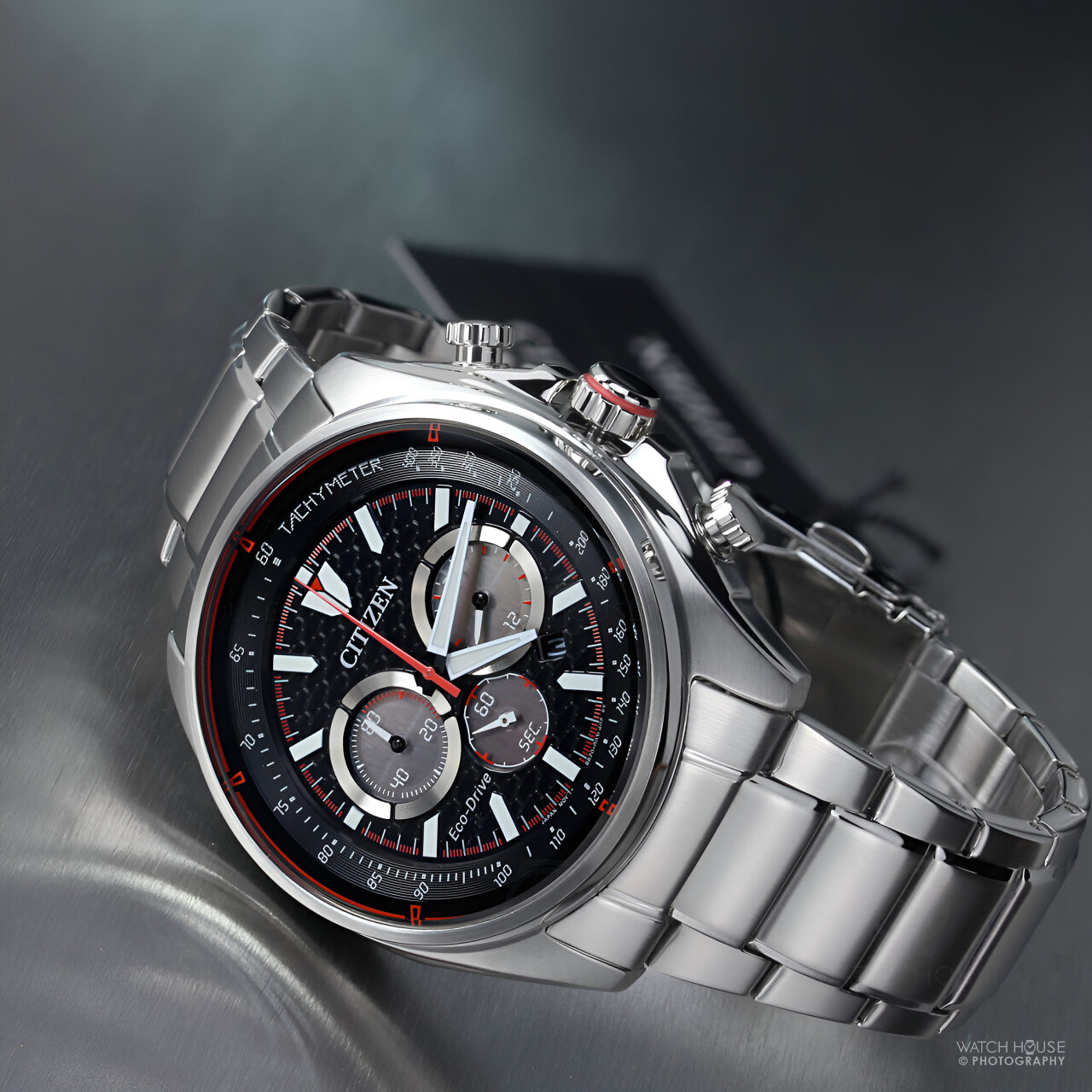 Citizen B620 XL Eco Drive Chrono Herren Chronograph CA4561-89E Schwarz