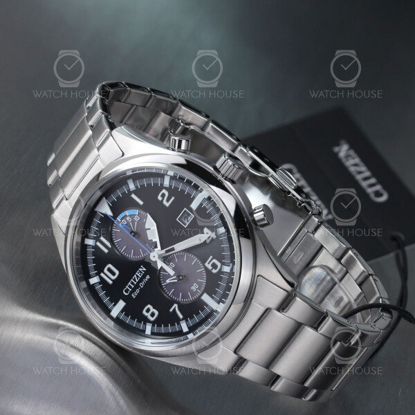 Citizen B642 Eco Drive Mens Chronograph CA7028-81E Black