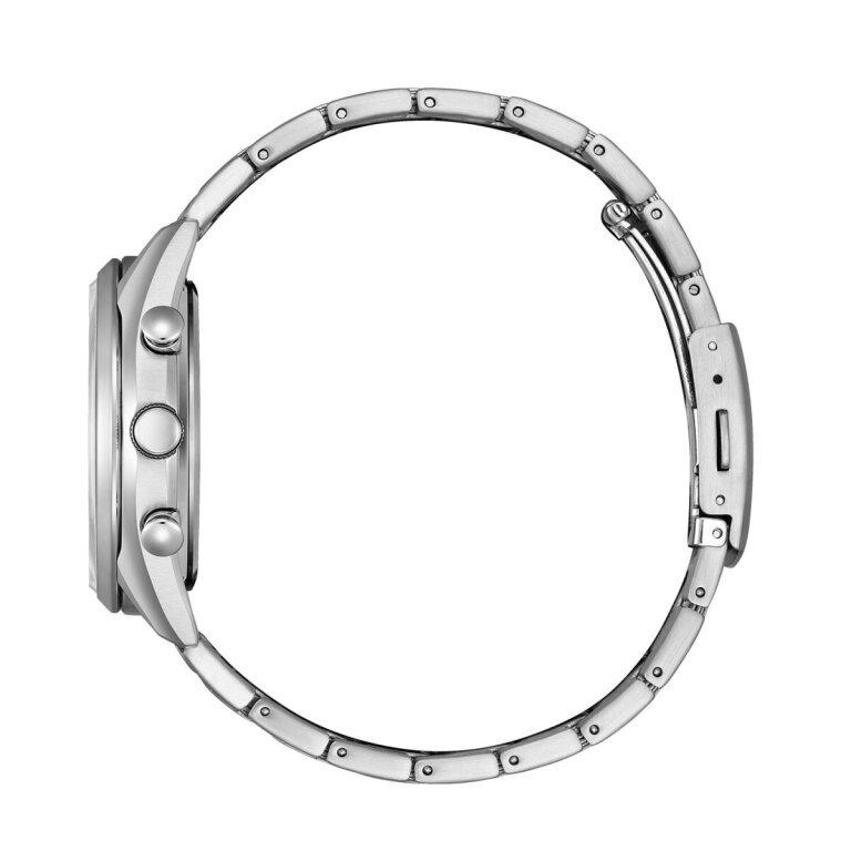 Citizen CA0459-79L Eco-Drive Tachymeter-Chronograph in Stahl-Blau