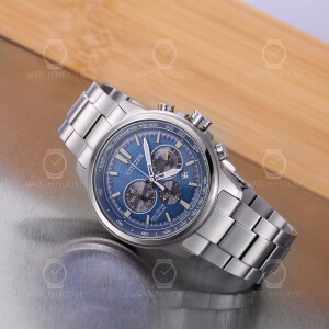 Citizen CA4570-88L Blaue Eco Drive Super Titanium