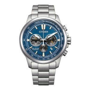Citizen CA4570-88L Blaue Eco Drive Super Titanium