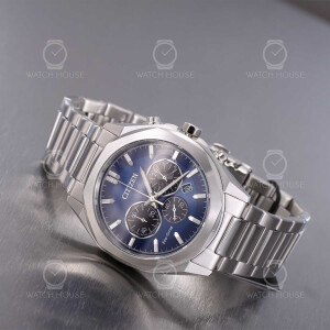 Citizen CA4590-81L Oktagon-Form Eco-Drive Chrono in...