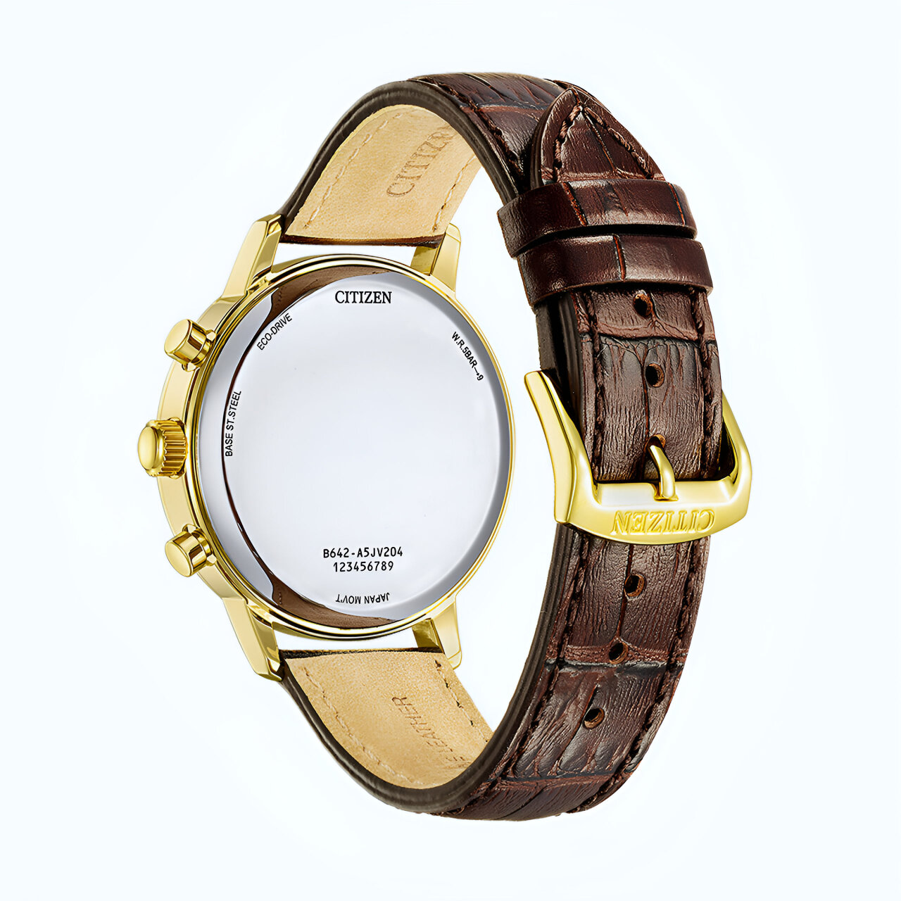 Citizen Classic Eco-Drive Chrono CA7062-15A - Gold-White