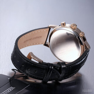 Citizen Orologio Analogo al Quarzo Signore con Cinturino in Pelle