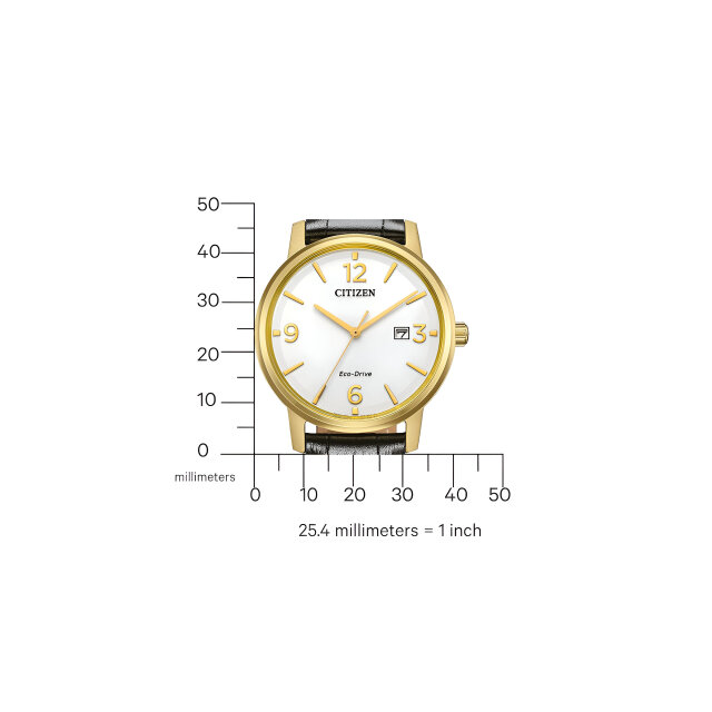 Citizen Classic Herrenuhr BM6756-01A Eco-Drive Gold