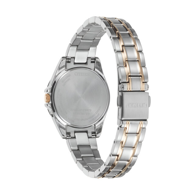 Citizen Ladies Bicolor Worldtimer EC1186-85A with perpetual calendar