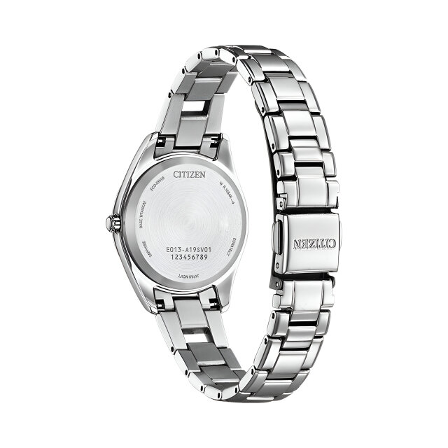 Citizen Womens Super Titanium Watch with Diamonds EW2601-81L Blue