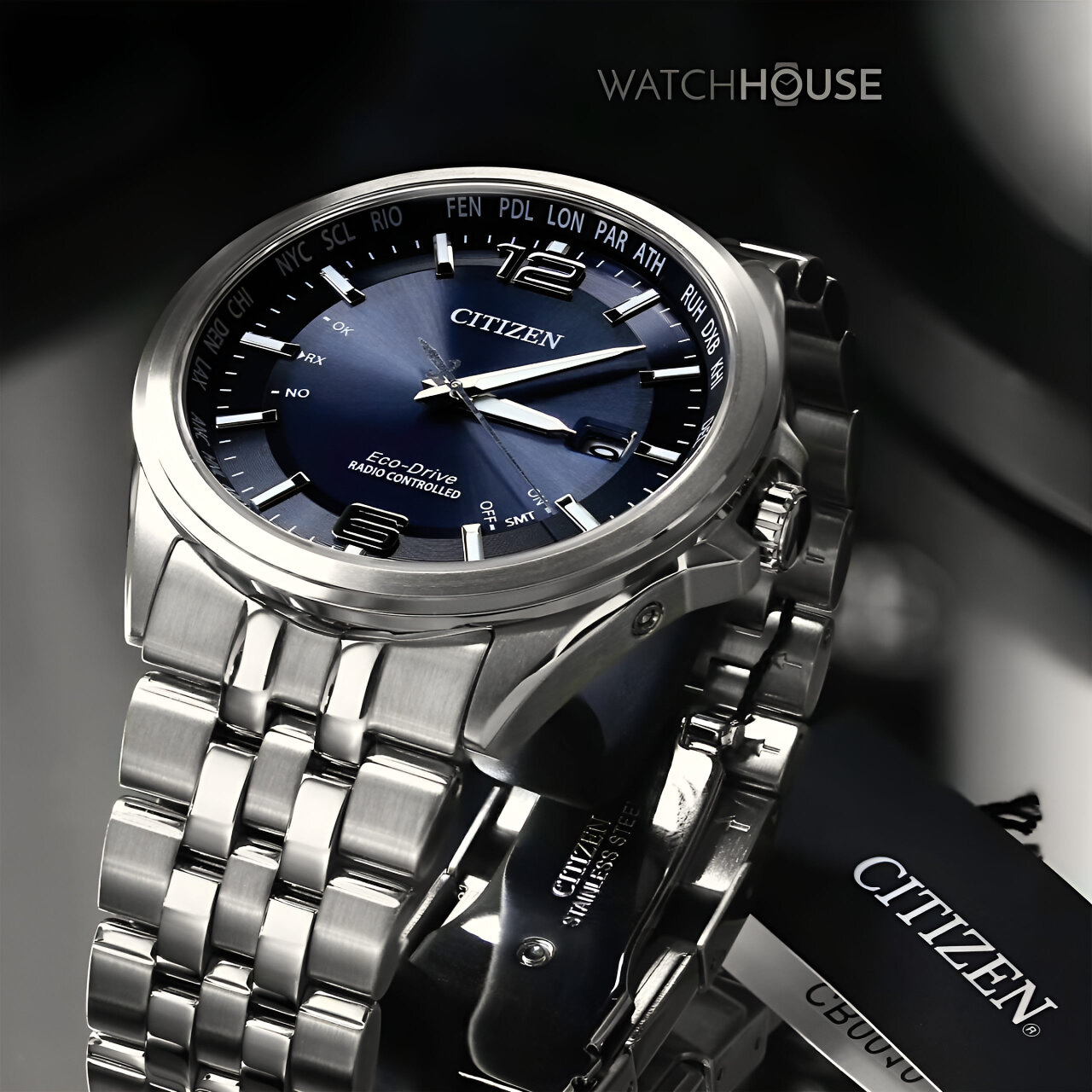 Citizen Elegant CB0010-88L Funkuhr mit Weltzeit
