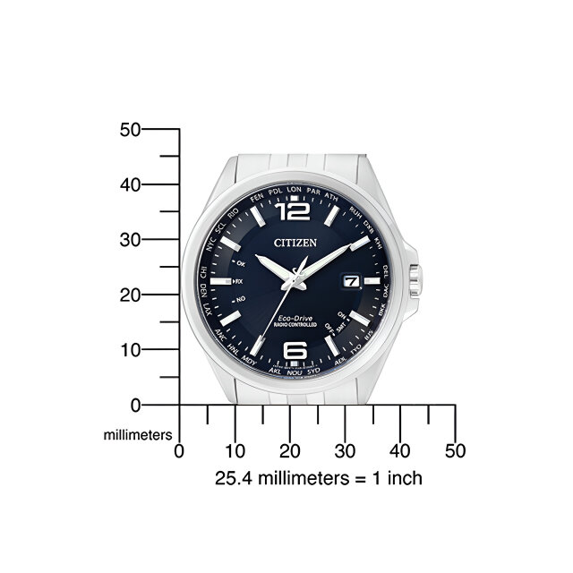 Citizen Elegant CB0010-88L Funkuhr mit Weltzeit