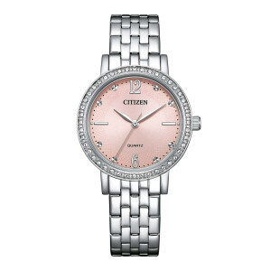 Citizen Elegant EL3100-55W - Filigree ladies watch in pink