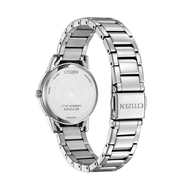 Citizen FE1241-71Z Elegant Eco-Drive Damenuhr in Stahl-Pink