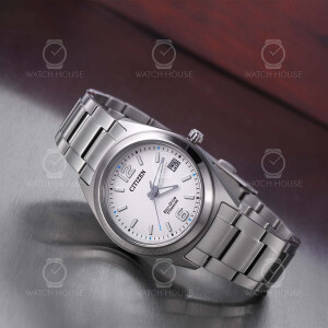 Citizen Womens FE6151-82A Eco Drive Silver Super Titanium