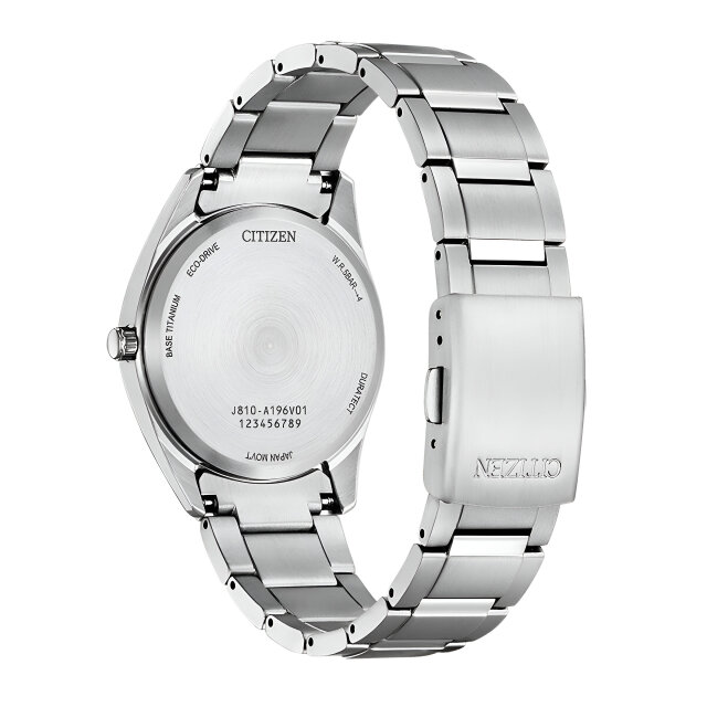 Citizen FE6151-82A Eco Drive silber-weiße Super Titan Damenuhr
