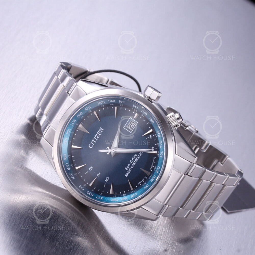 Citizen Funkuhr CB0270-87L Weltzeit Türkis