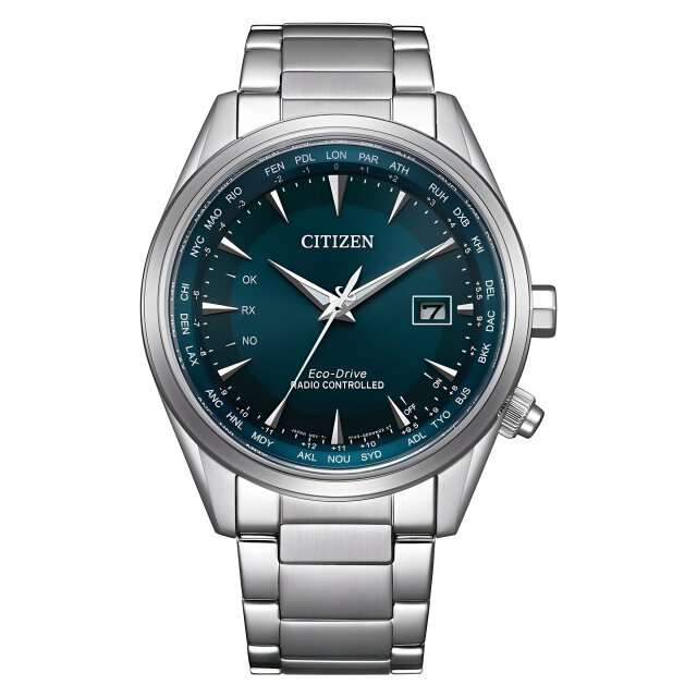 Citizen Radio-Controlled Watch with World Time CB0270-87L Turquoise