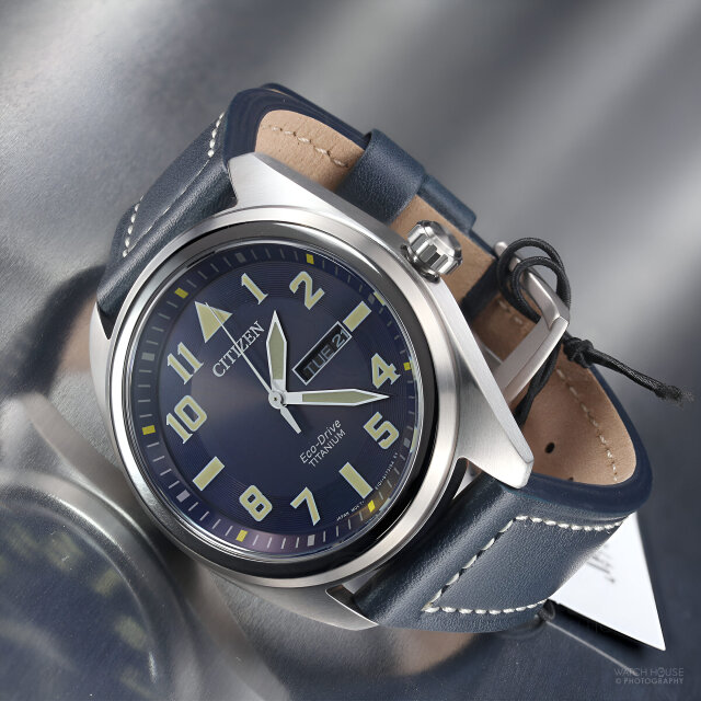 Citizen Garrison BM8560-45LC Blaue Eco Drive