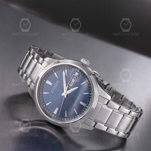 Citizen Mens Automatic Watch NY4058-79LE Steel-Blue